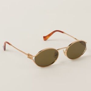 MIU MIU LOGO SUNGLASSES